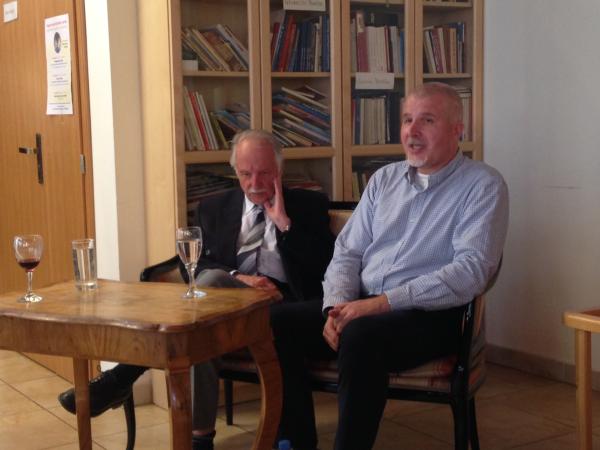 Pri krbe s prof. Balažovjechom