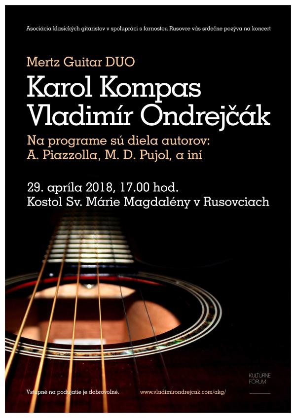 Pozývame vás na dnešný gitarový koncert