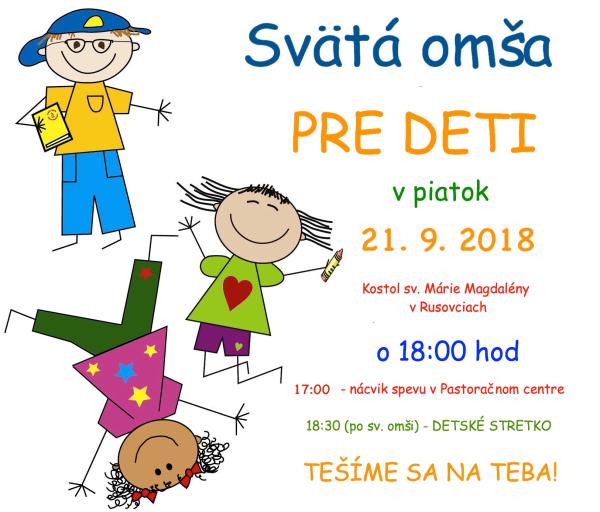 Detská svätá omša otvorila školský rok