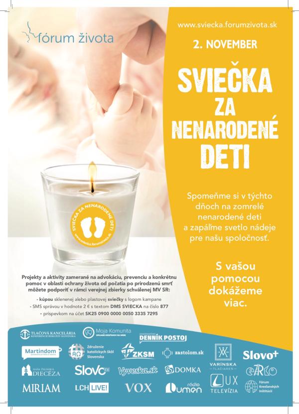 Sviečka za nenarodené deti