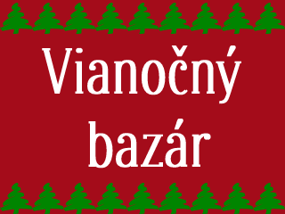 Vianočný bazár už túto nedeľu