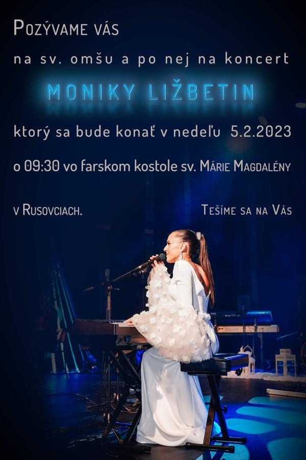 Svätá omša s koncertom - pozvánka