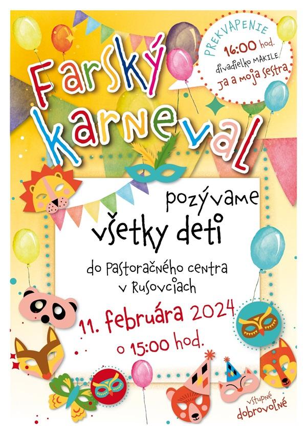 Farský karneval pre deti