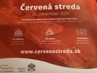 Červená streda aj u nás